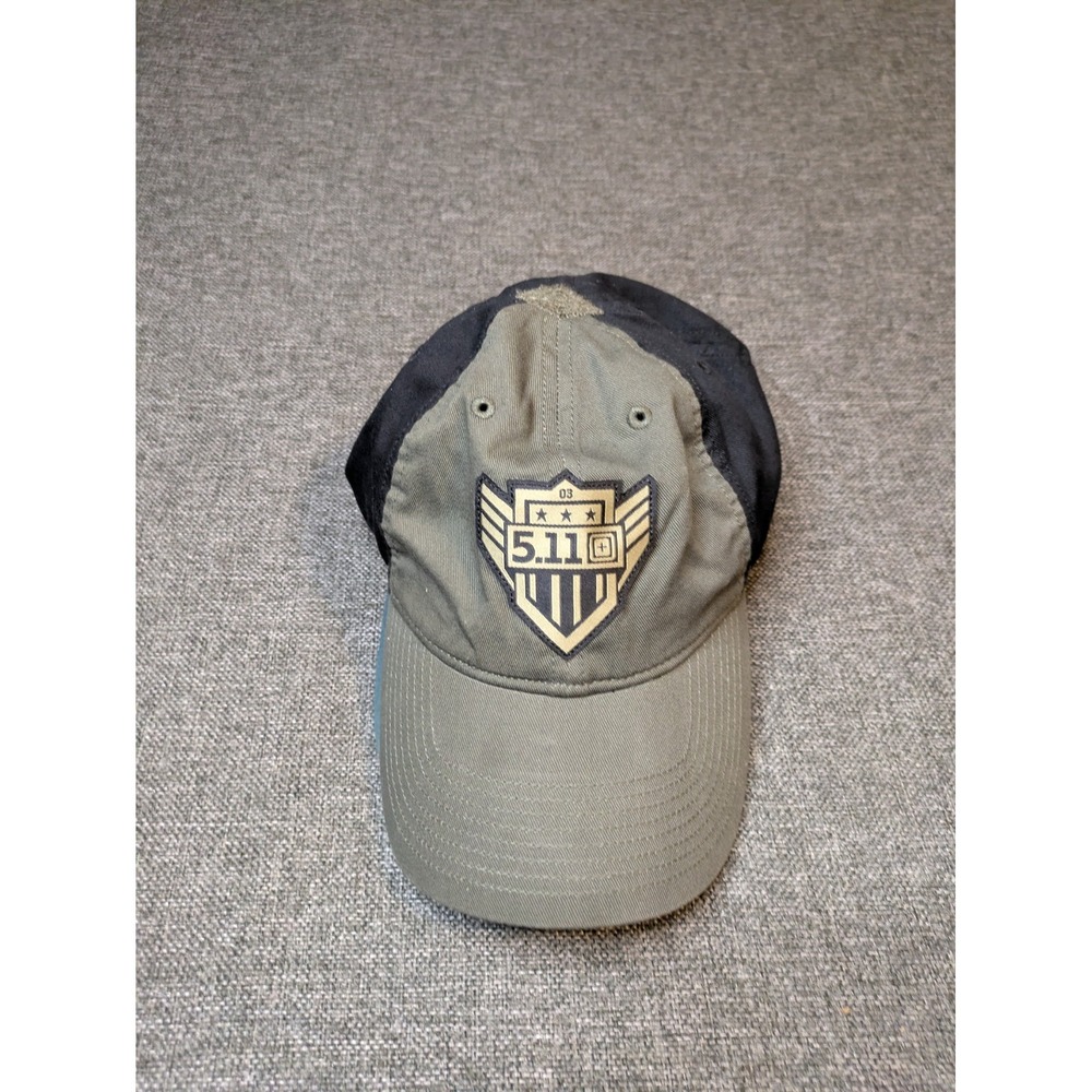 5.11 Tactical Utility Strap back Adjustable Men's Hat Green Black Baseball Cap